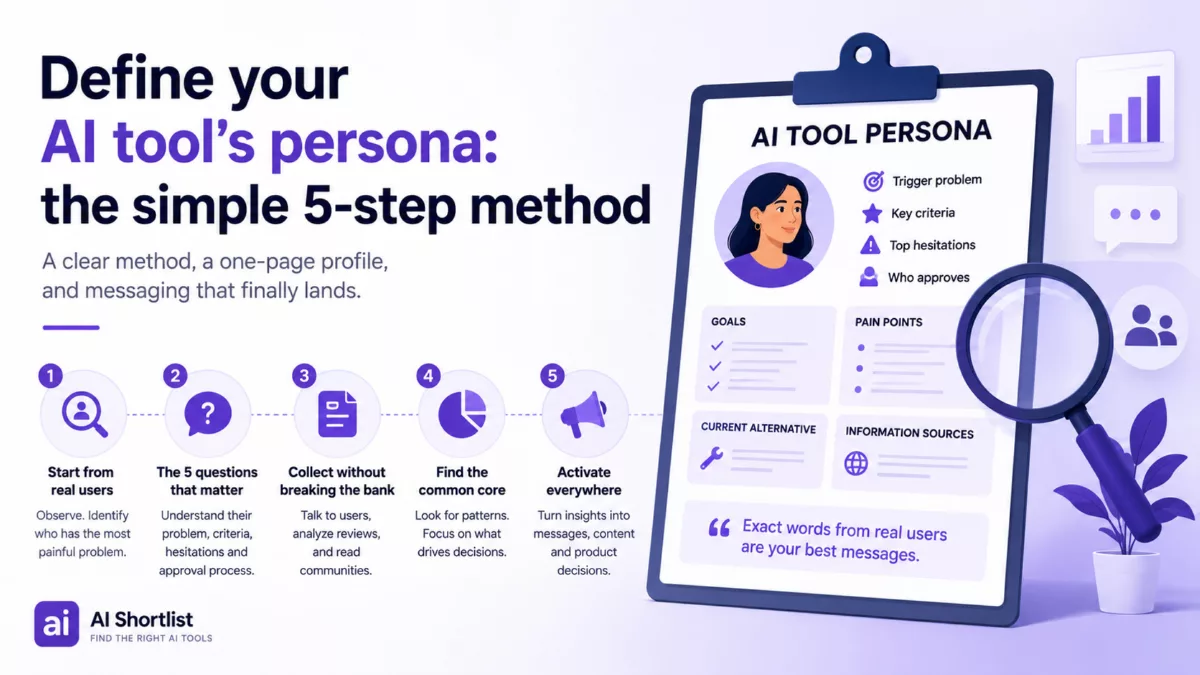 Defining your AI tool's persona: the no-nonsense method